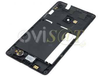 Carcasa central negra para Nokia Lumia 535, versión Dual